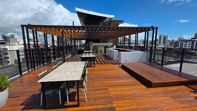 Studio pé na areia na praia do Bessa