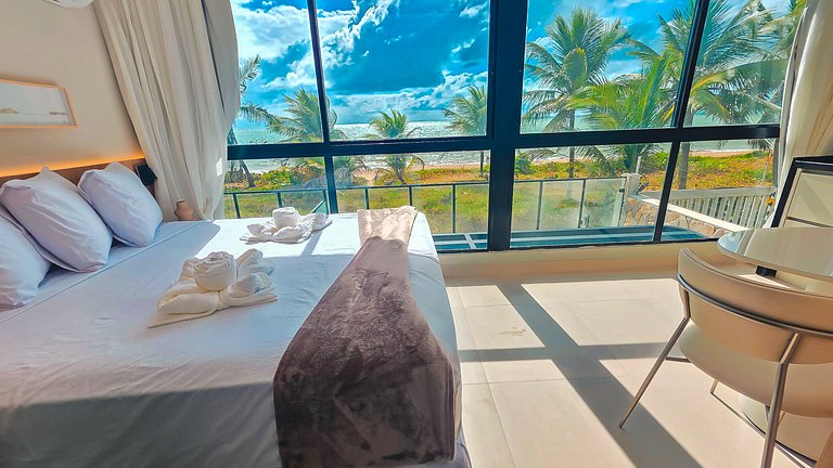 Flat pé na areia na praia do Bessa