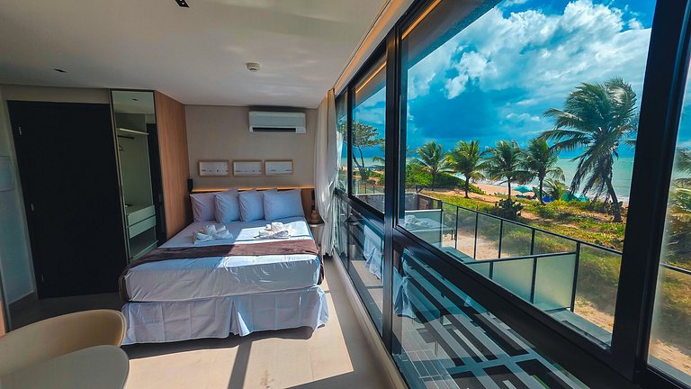 Flat pé na areia na praia do Bessa