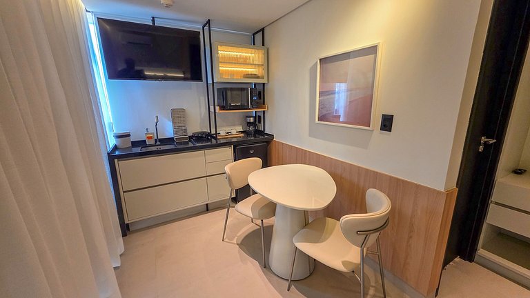 Flat pé na areia na praia do Bessa