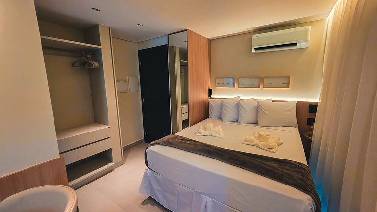 Flat pé na areia na praia do Bessa