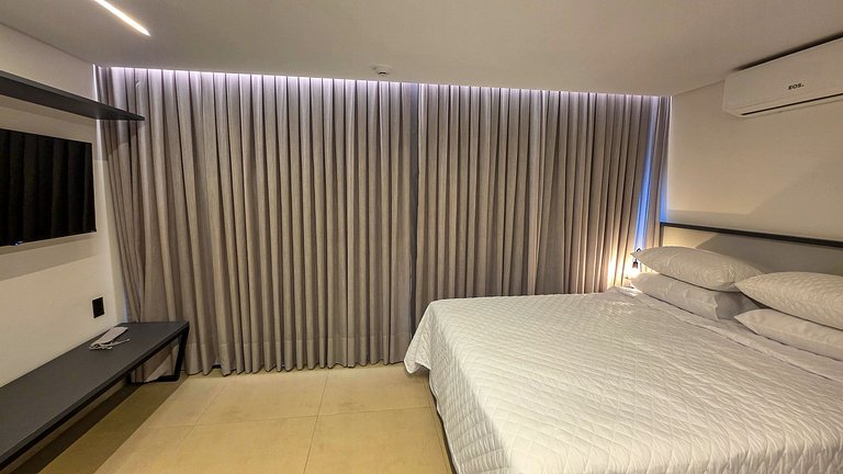 Flat pé na areia na praia do Bessa