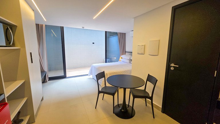 Flat pé na areia na praia do Bessa