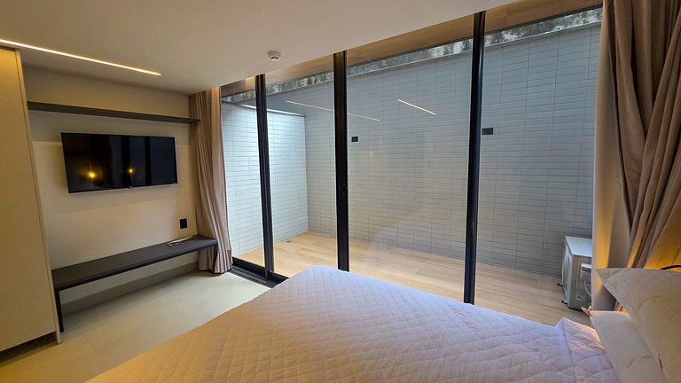 Flat pé na areia na praia do Bessa