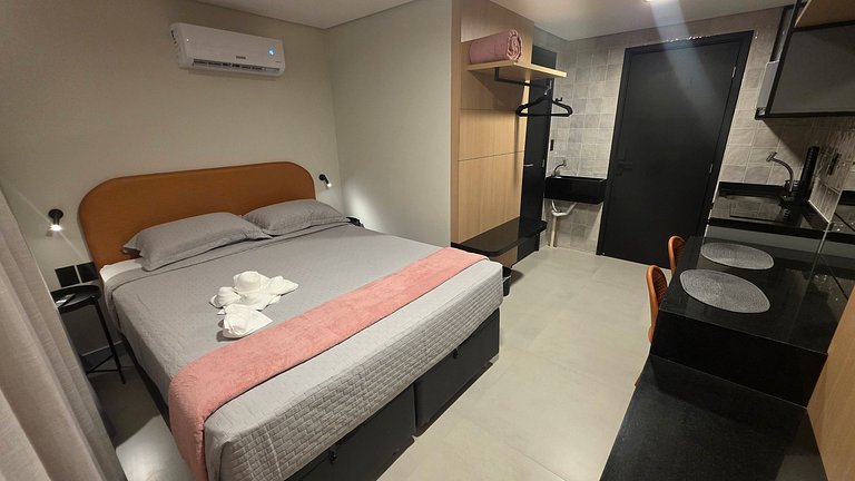 Flat Alta Marine pé na areia na praia do Bessa