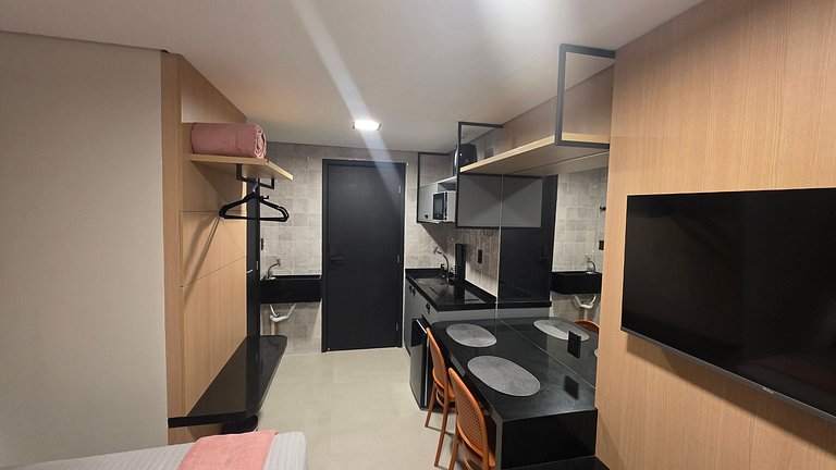 Flat Alta Marine pé na areia na praia do Bessa