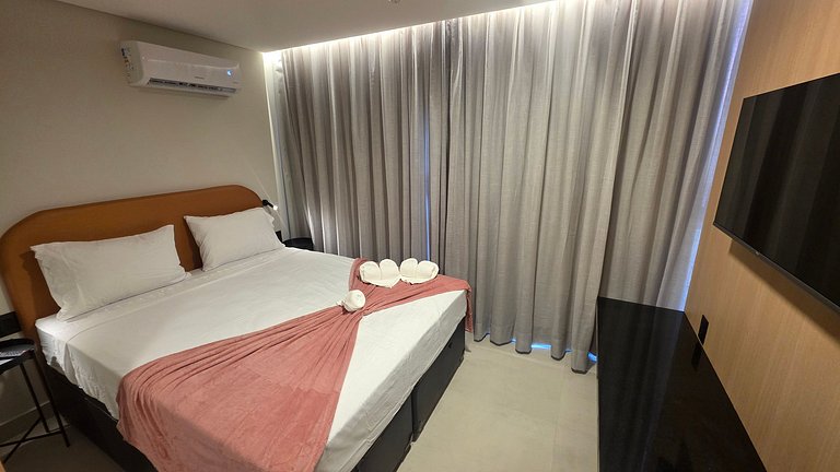 Flat Alta Marine pé na areia na praia do Bessa