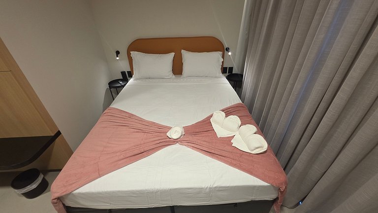 Flat Alta Marine pé na areia na praia do Bessa