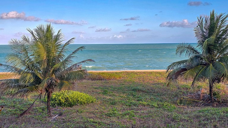Flat pé na área com vista mar na praia do Bessa