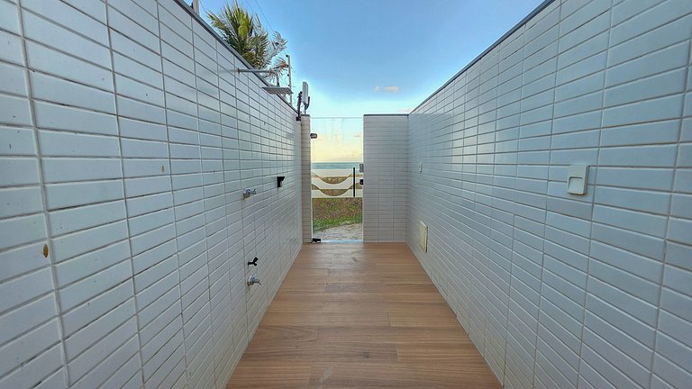 Flat pé na área com vista mar na praia do Bessa