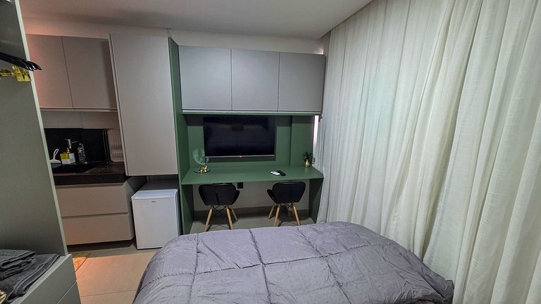 Flat a poucos metros da praia do Bessa