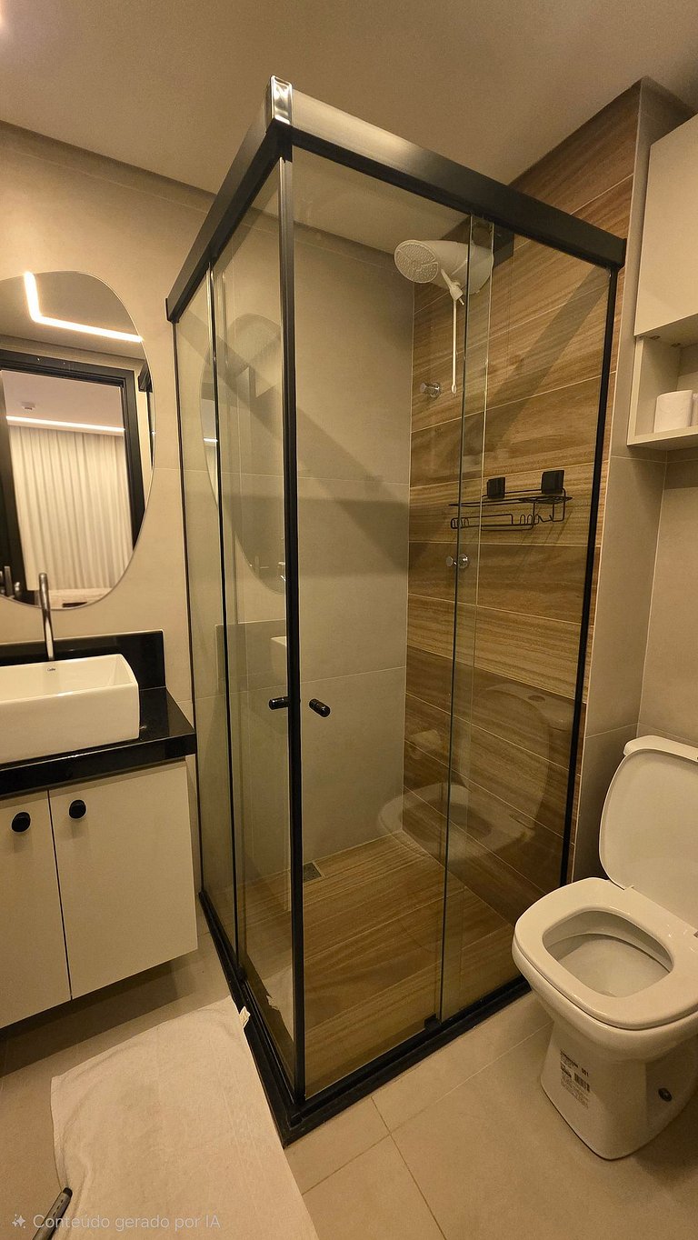 Studio pé na areia na praia do Bessa