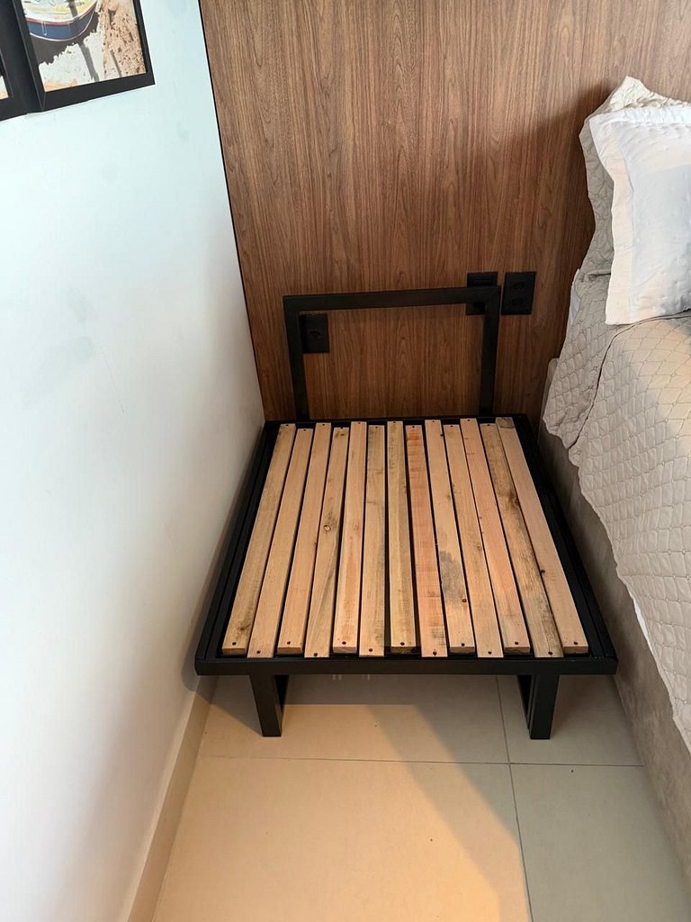 Cobertura com piscina privativa e vista mar