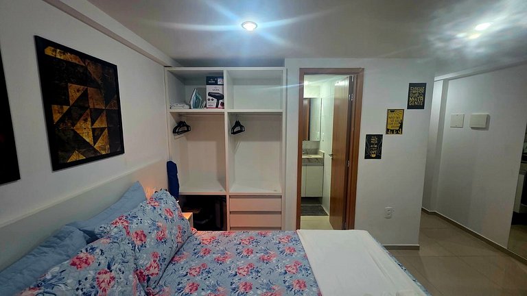 Studio aconchegante à beira-mar no Bessa