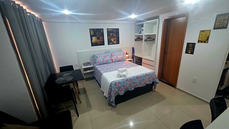 Studio aconchegante à beira-mar no Bessa