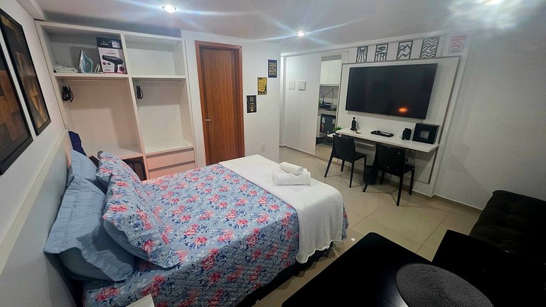 Studio aconchegante à beira-mar no Bessa